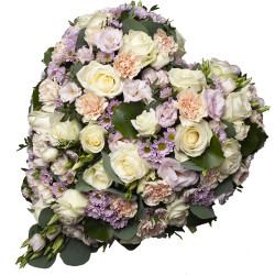 COEUR DE FLEURS DEUIL LA MARTINIQUE DIANE
