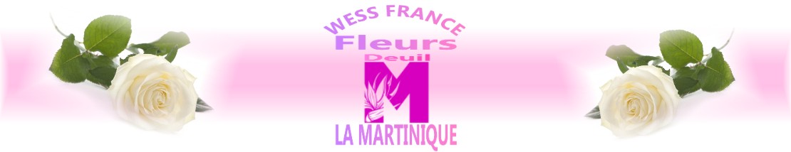 BOUQUETS DE FLEURS DEUIL POUR LA MARTINIQUE